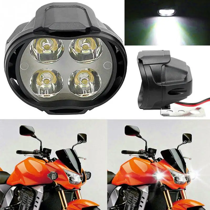 4 Led Автомобильная передняя фара пластиковая модная Передняя аксессуары светодиодный светильник для мотоцикла вспомогательный Тюнинг автомобиля универсальный