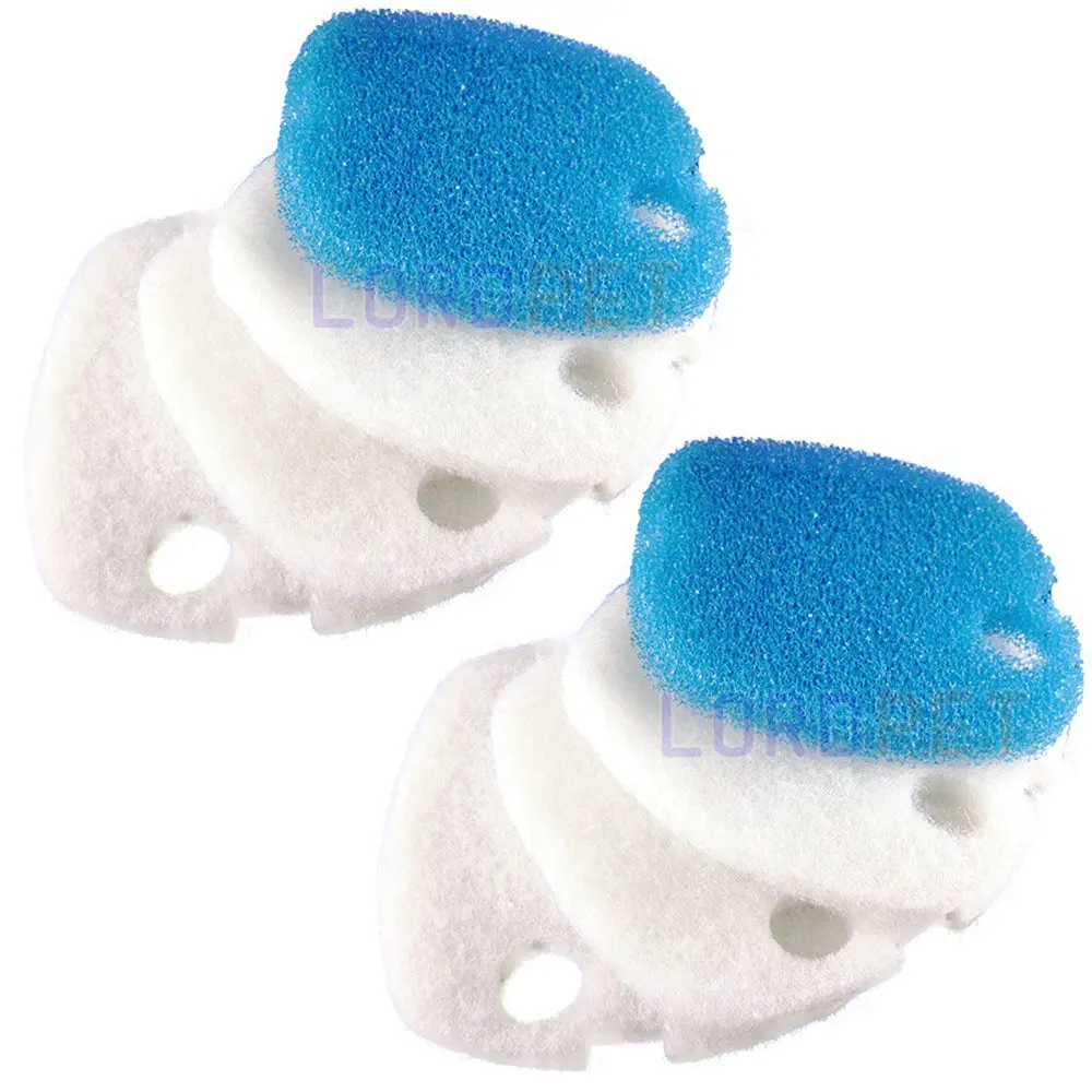 

8x sunsun original filter foam sponge replacement aquarium accessories media pads for grech external filter hw 302a 505a