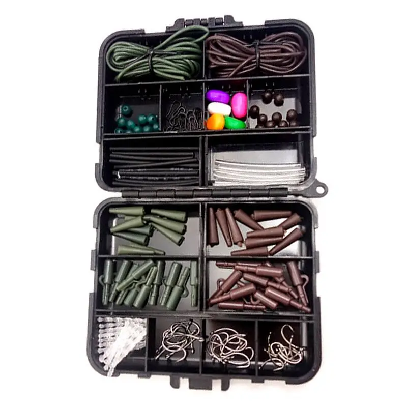 Fishing Tackle Carp End Tackle Box Weight Safety Clips Swivels chod