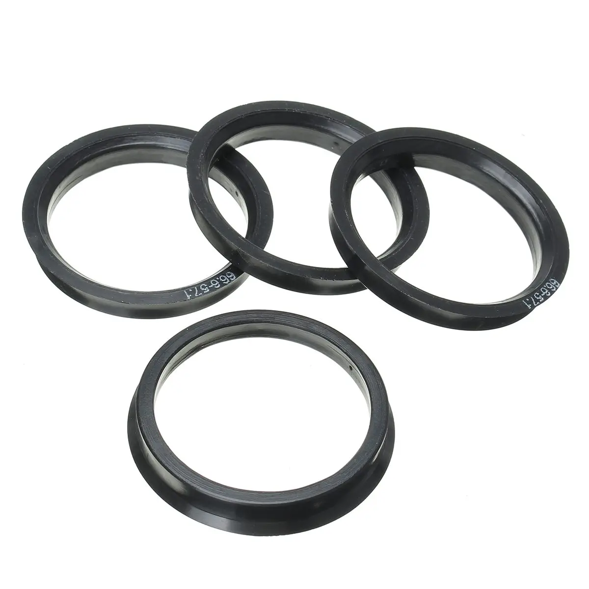 

1 Set 4 Hub Centric Rings Car Wheel Bore Center Collar 66.6-57.1mm For AUDI