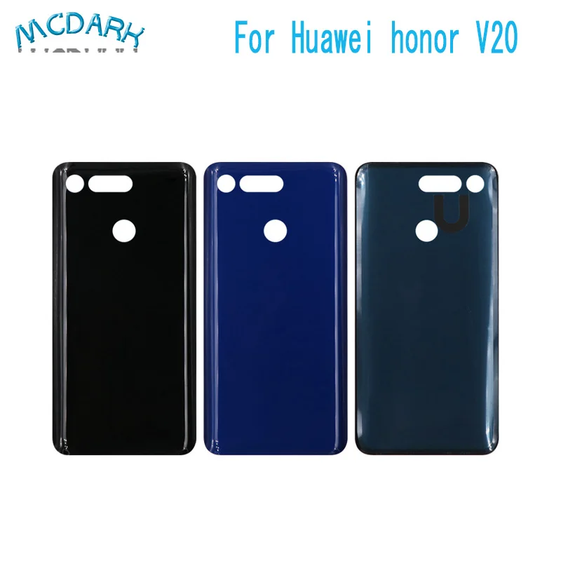

6.4''Battery Back Cover For Huawei Honor View 20 V20 Mobile Phone Housing Replacement Parts Rear Door Case+Button Lens