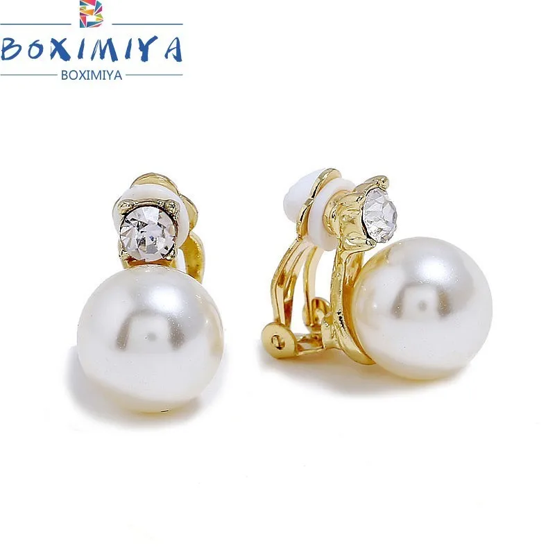 

Aliexpress Creative Fashion Pearl Earrings For Women Without Earrings Pearl Ear Clips Korean Earrings Jewelry Femme Y0238