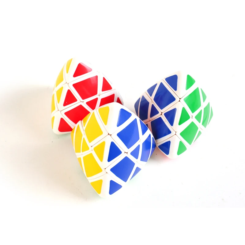 Toy Triangle 3*3*3 Speed Magic Cube irregularity Three Order Magic Cube Puzzle Rainbow Gifts Educational Toys for Children-15