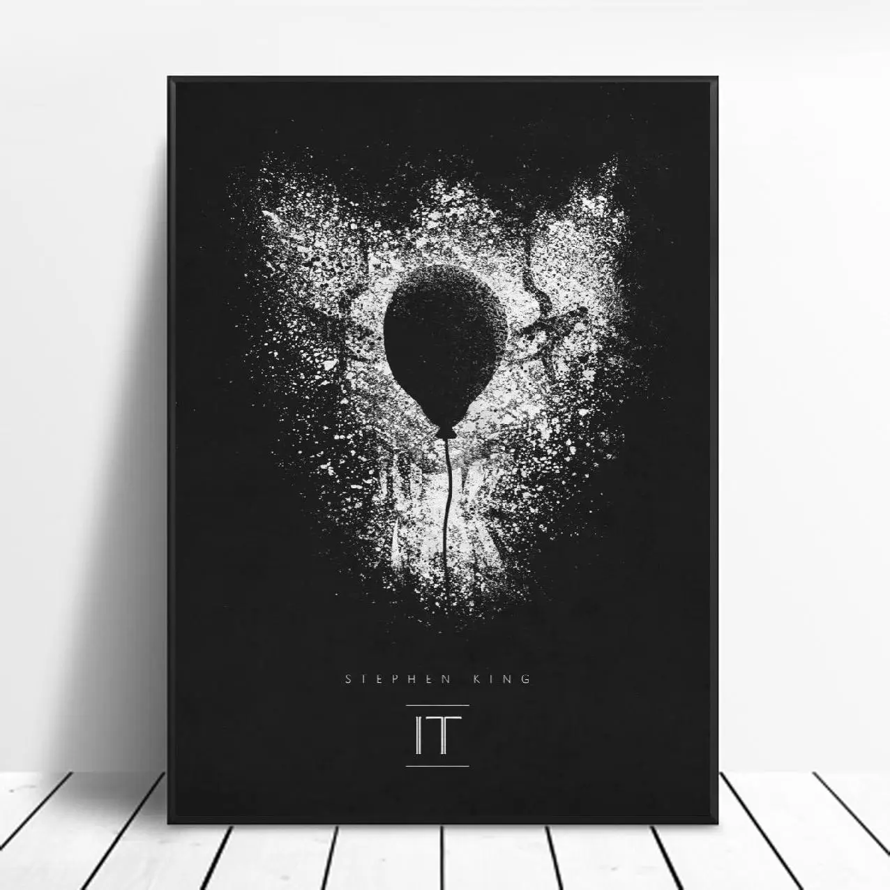 

IT Black & White Classic Movie Posters Silk WALL Art Decor Painting No Frame