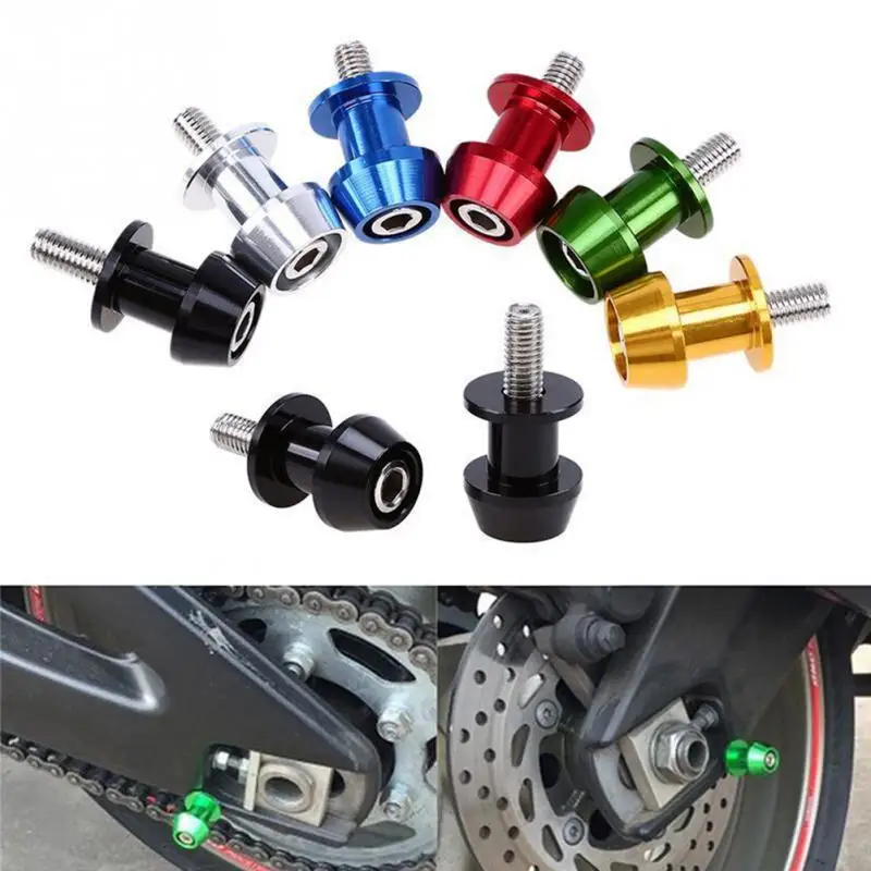 

new 8mm Aluminum Motorcycle Stand Swingarm Spools Slider Stand Screw for Yamaha Harley Suzuki Honda ATV Cavalletto Motor #0906