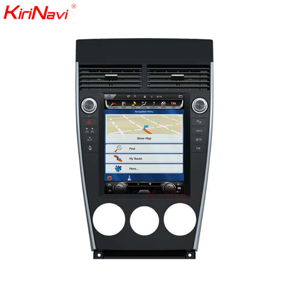 Cheap KiriNavi Vertical Screen Tesla Style Android 7.1 10.4inch Touch Screen Car Radio For Mazda 6 GPS Navigation Bluetooth 2002-2015 2