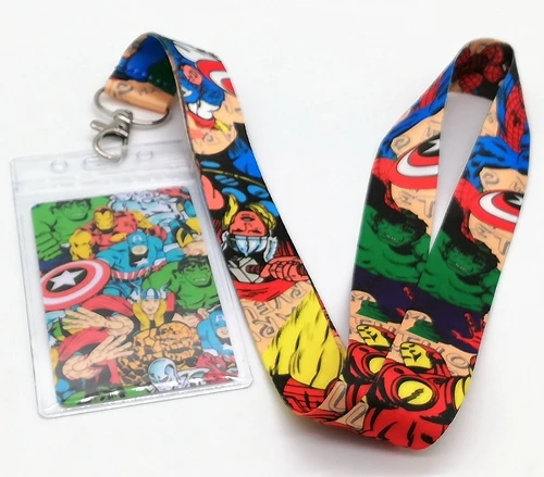 1 pcs Cartoon toy Neck Strap Lanyards Card Holders Bank Neck Strap Card Bus ID Holders Rope Key Cha