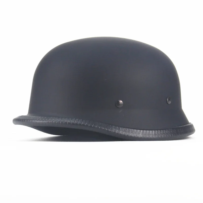 Ceny Niemiecki motocykl ii wojny światowej styl pół Kask Chopper rowerzysta Pilot gogle otwarta twarz Moto Motocicleta Capacete Casco Casque Kask