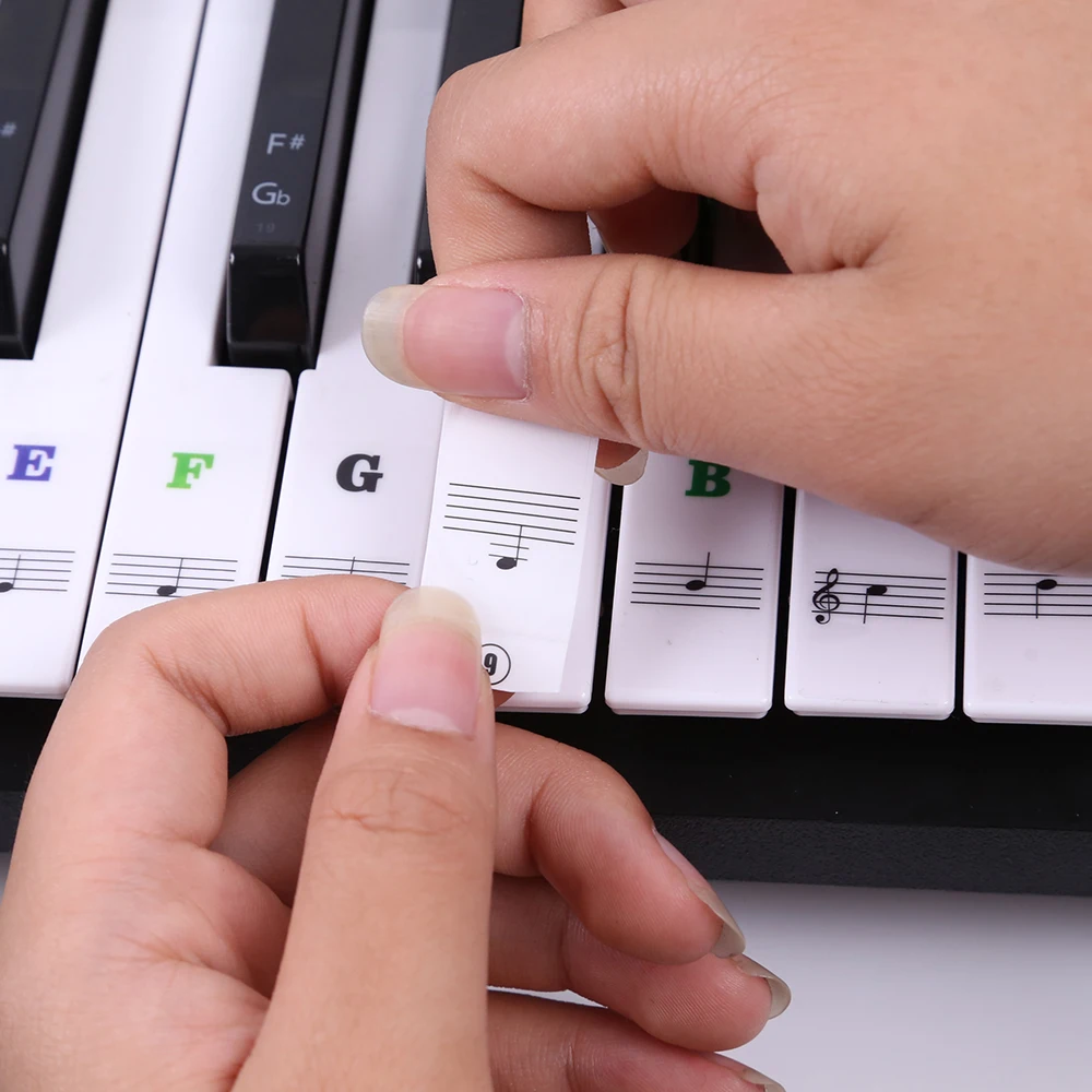 

Piano Laminated Sticker Keyboard Set Educational Toys