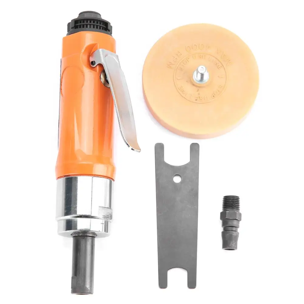 1 Set Pneumatic Handheld Rubber Tire Buffer Air Grinder Sander Polisher Polishing Tool Tire