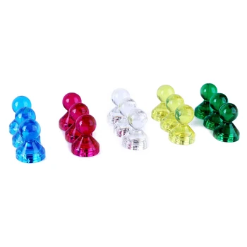 

15 x Magnet for Cone Transprant Magnetic Table White Red Yellow Blue Green