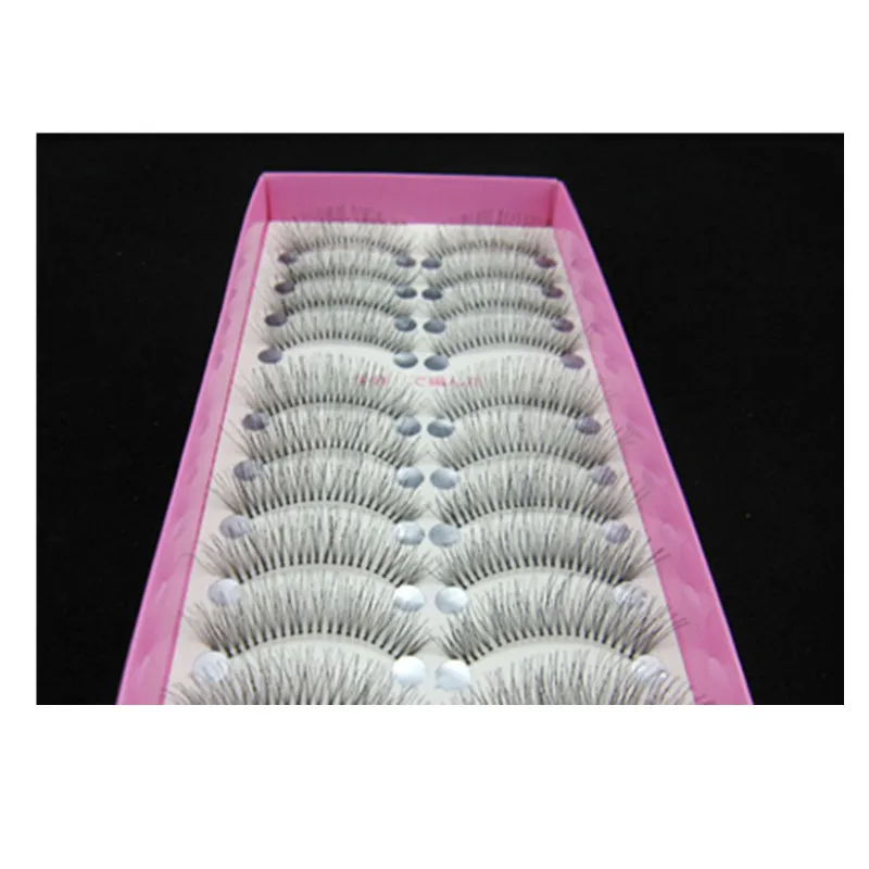 10 Pairs eyelashes Hand Made False Eyelashes Natural Messy Cross Fake Lashes Makeup Tool Maquiagem Cilios Eye make up tool