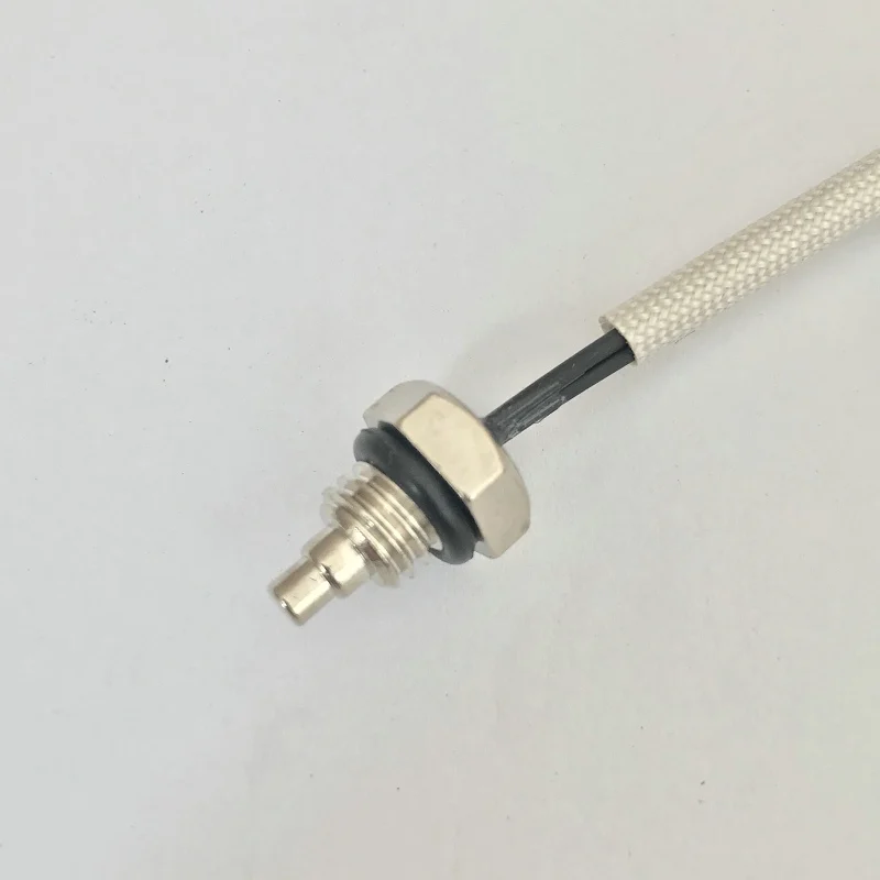 

28cm NTC50K Temperature Sensor Thermistor Thermal Resistor with 2 wires plug M8 thread probe be used with our US211M