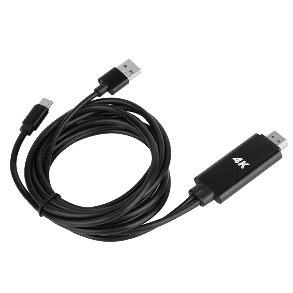 

New USB 3.1 Type C Phone to HDMI TV Video Cable Connector Adapter for Samsung S8 Free Shipping