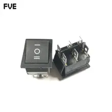 1 шт. ВКЛ ВЫКЛ на 3 позиции 6pins 31x25 мм черный кнопочный 16A 250VAC/20A 125VAC