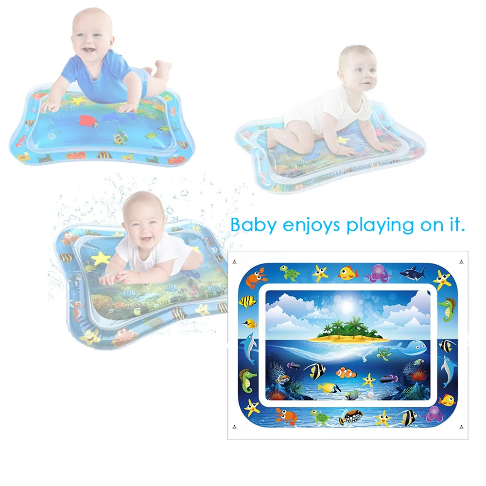 Надувной детский игровой коврик для игр в воде с животиком детская одежда