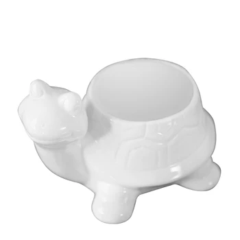 

1PCS Multi-meat Ceramic Pot Creative Fleshy Animal Tortoise Shape Flower Plants Ornament Craft Pot without Flesh
