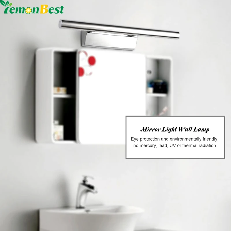 3W 25cm 5W 40cm Vanity Light Modern Led Wall LED Make Up Light Home Stainless Steel LED Mirror Light For Bathroom Vanity Table 3W 25cm 5W 40cm Vanity Light Modern Led Wall LED Make Up Light Home Stainless Steel LED Mirror Light For Bathroom Vanity Table