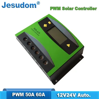 

Solar Charge Controller 60A50A 12V24V Auto 5V Dual USB Output Solar PV Panel Charger Battery Charge Regulator