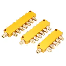 Латунный Регулируемый масляный распределитель значение коллектора блок 6 мм вход 4 мм из