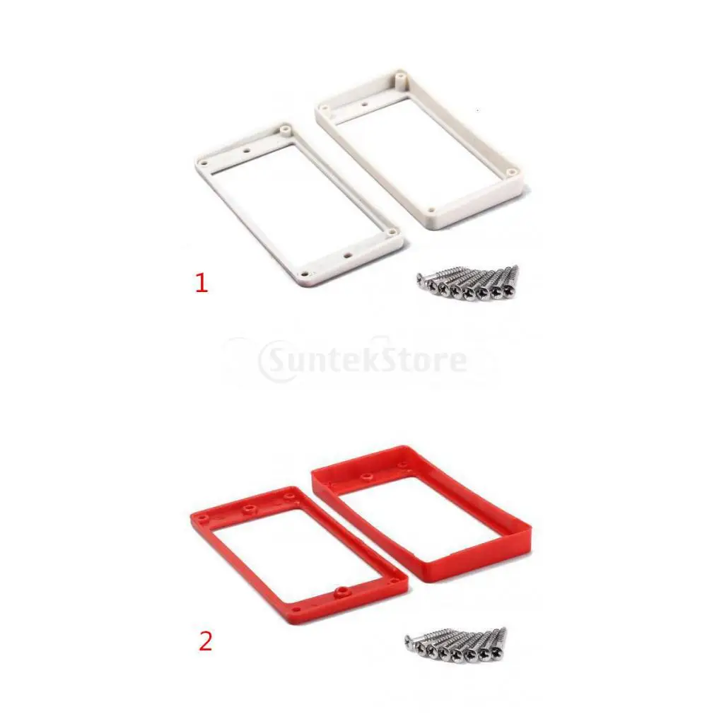 

Plastic Pickup Mounting Ring for LP SG Electric Guitar Part Accessory w/ Screw Set of 2