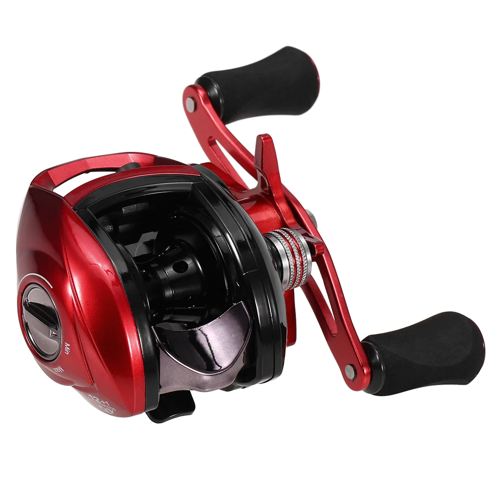High Speed 8.11 Gear Ratio Baitcast Fishing Reel 12+1 Ball Bearings