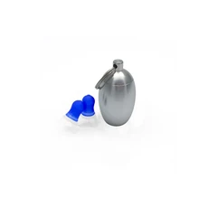 1 пара шумоподавления затычки для ушей Водонепроницаемая из мягкого силикона затычки для ушей анти-шум защита для ушей для сна плавания полета