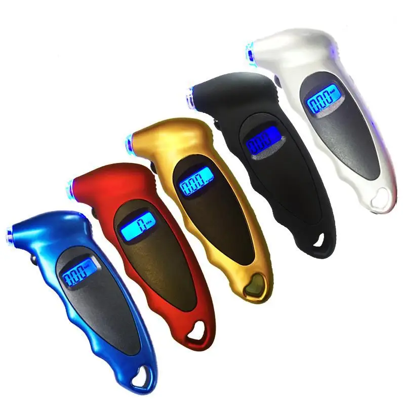 

5Colors Tire pressure gauge 0-150 PSI Backlight High-precision digital tire pressure monitoring car tire pressure gauge