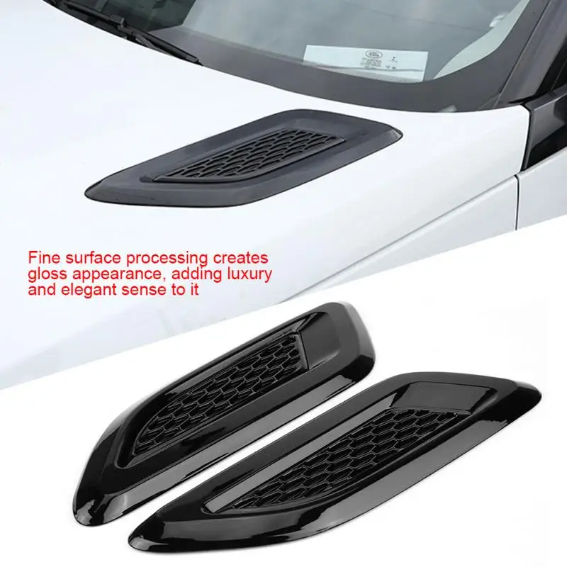 Car Decorative Accessory Exterior Hood Air Vent Outlet Wing Trim for Land Rover Range Rover
