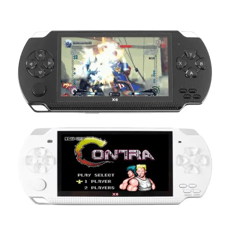 

X6 4.3 inch Video Game Console Handheld 8G Memory Game Machine Game Player
