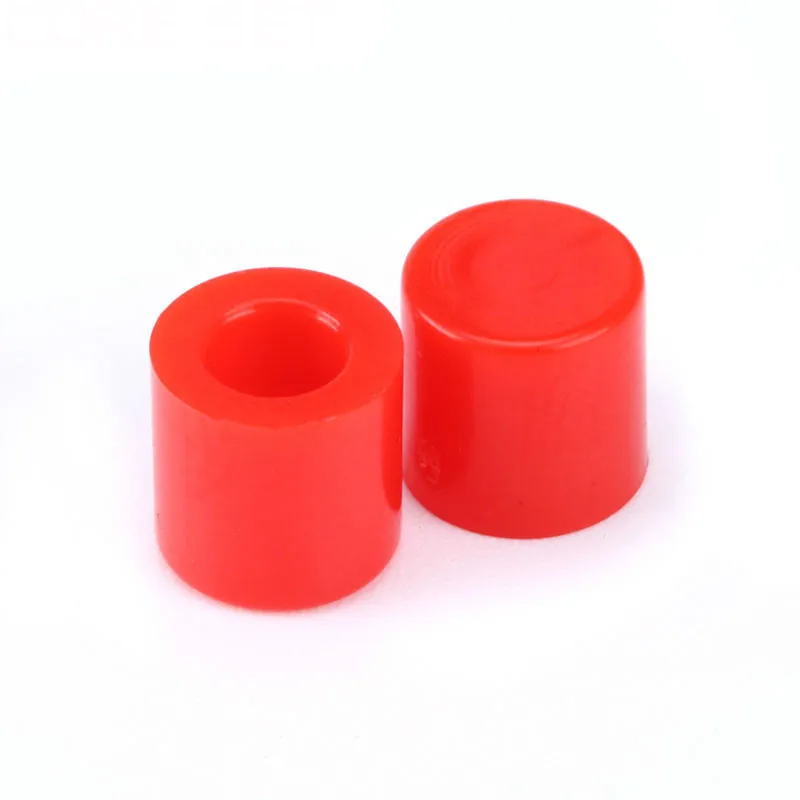 Tactile Button Caps Plastic Cap Hat 6*6mm Micro Tact Switch Arduino 70pcs/lot 7 Color