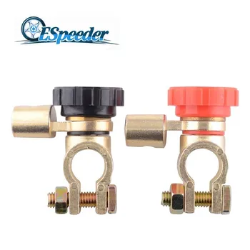 

ESPEEDER Car Auto Battery Disconnect Switch Isolator Cut Off Protection Switch Clip Clamp For 17mm Diameter Pile Head Universal