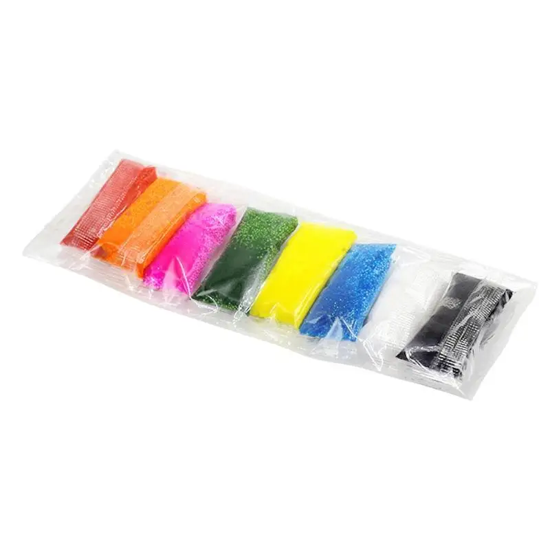DIY 8 Colors Modeling Clay Kids Early Educational Toys Snowflake Mud Set