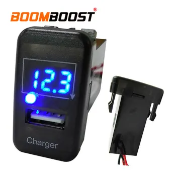 

Only For Nissan 5V 2.1A USB Interface Socket Car Charger LED light Adapter