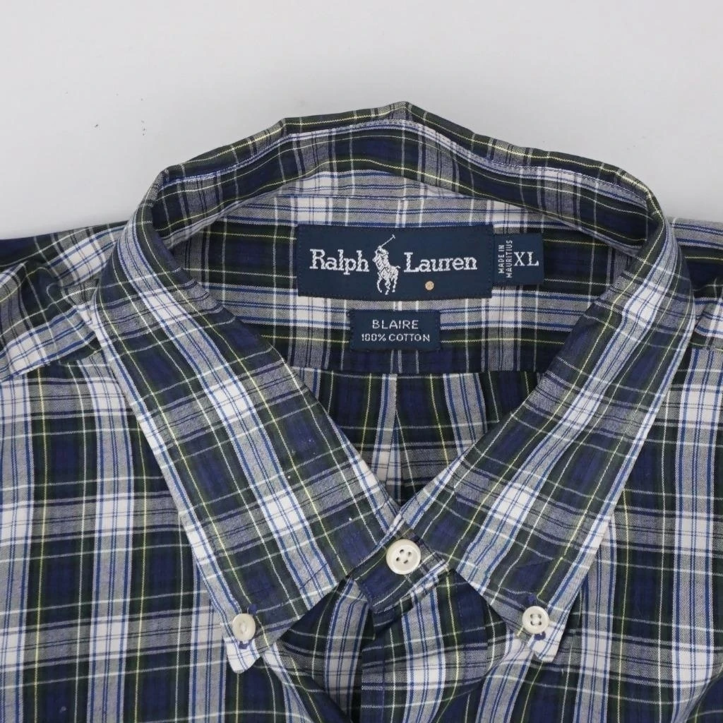 Ralph Lauren Blaire Tombol Depan Kemeja 