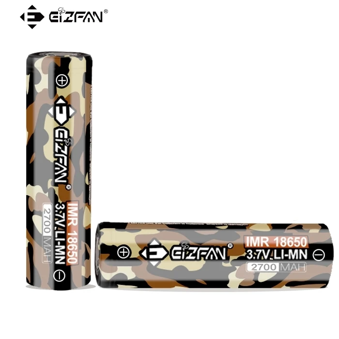2 шт. EFAN EIZFAN IMR 18650 IMR18650 2700 мАч 31A разрядка Макс 50A аккумуляторная батарея с C2 usb led