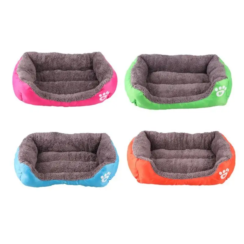 

4 Colors Paw Pet Sofa Dog Beds Warming Soft Warm Nest Dog Baskets Puppy Kennel Cat Bed House Dropshipping cama perro