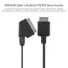 1,8 м/6 футов RGB SCART игровой кабель TV AV для Sony Playstation PS2 PS3 игровые консоли для PS2/PS3 RGB Scart head с AV seat ► Фото 2/5