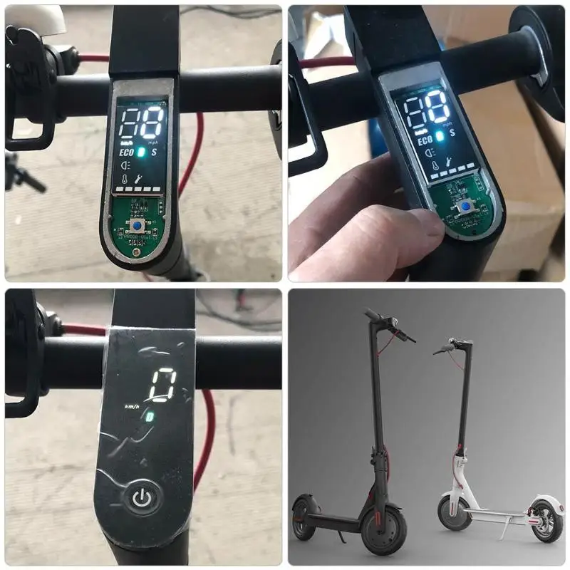 

ABS Pro Scooter Dashboard with Screen Cover Bluetooth Circuit Board Dashboard Accessories for M365 Pro Electric Scooter