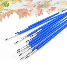 20 шт./компл. тонкая ручная роспись тонкая ручка Круглый наконечник гуашь акварель Рисование Живопись Кисть ручка, ручка для студентов, товары для рукоделия