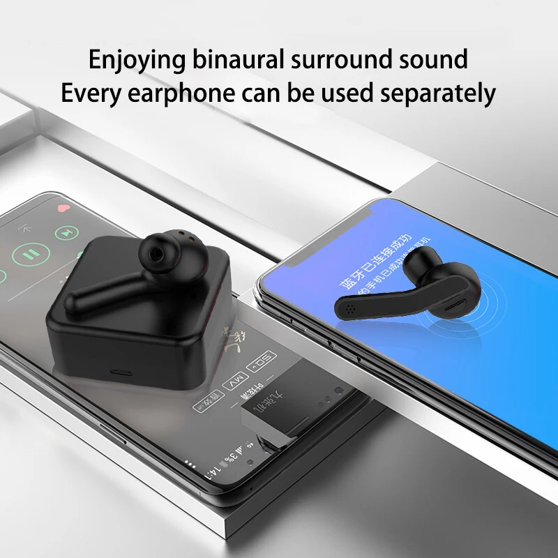 OKSJ T88 беспроводные наушники TWS Bluetooth V5.0 беспроводная гарнитура|Наушники и