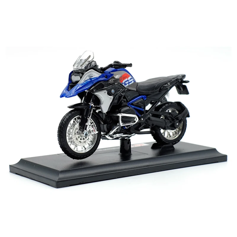 Premium 1:18 Alloy Diecast Motorcycle Toy with Functional Shock Absorbers - Perfect for Collectors and Gifts for Children