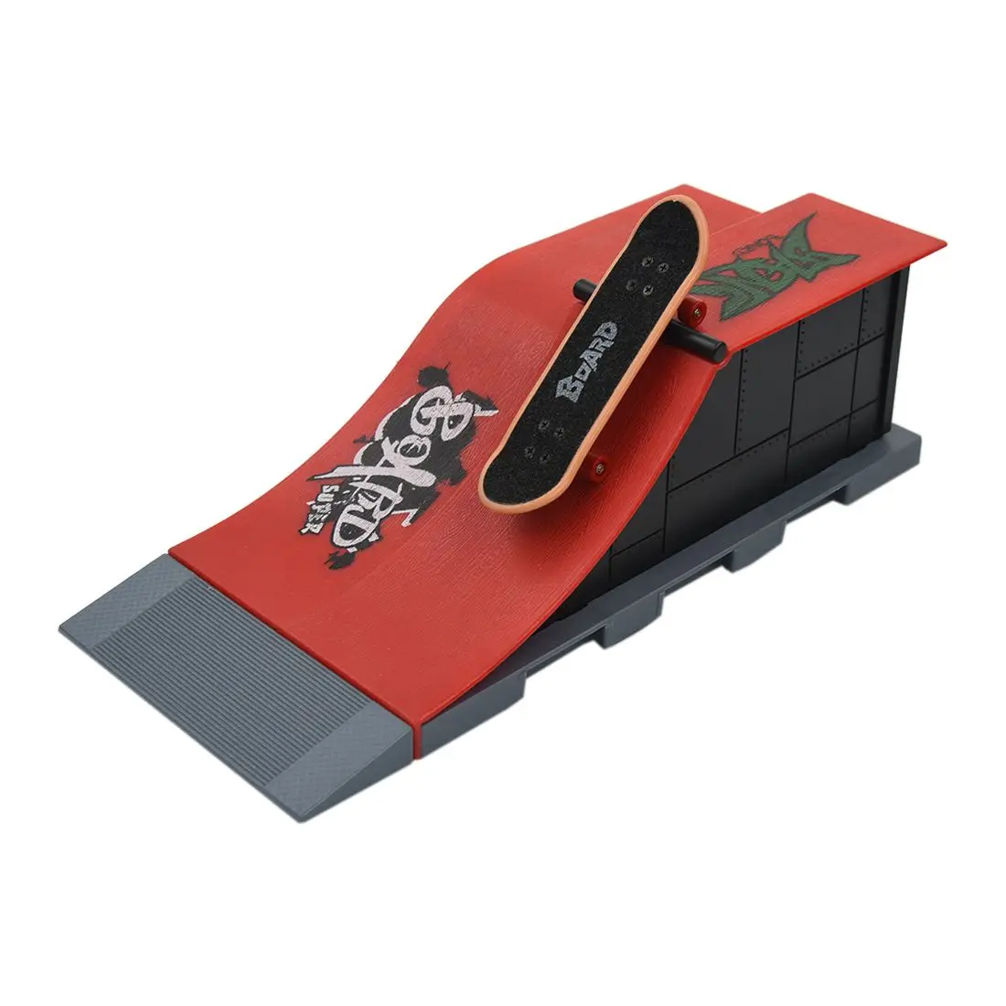 Skate Park Ramp Parts for Fingerboard Ultimate Parks Red Skate Park Ramp Parts for Fingerboard Ultimate Parks Red