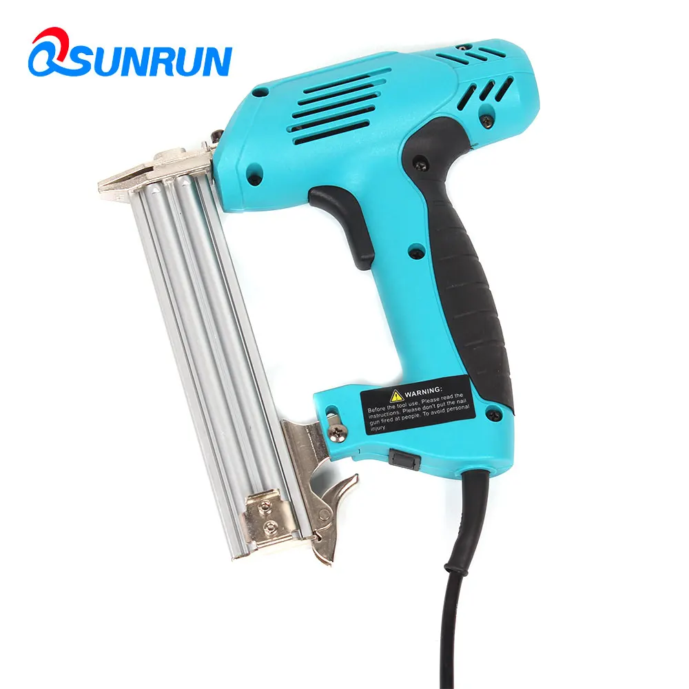 QSUNRUN 2 In1 Nail Gun обрамление таккера F30 Электрический ногти скоб пистолет 220 V 1800 W