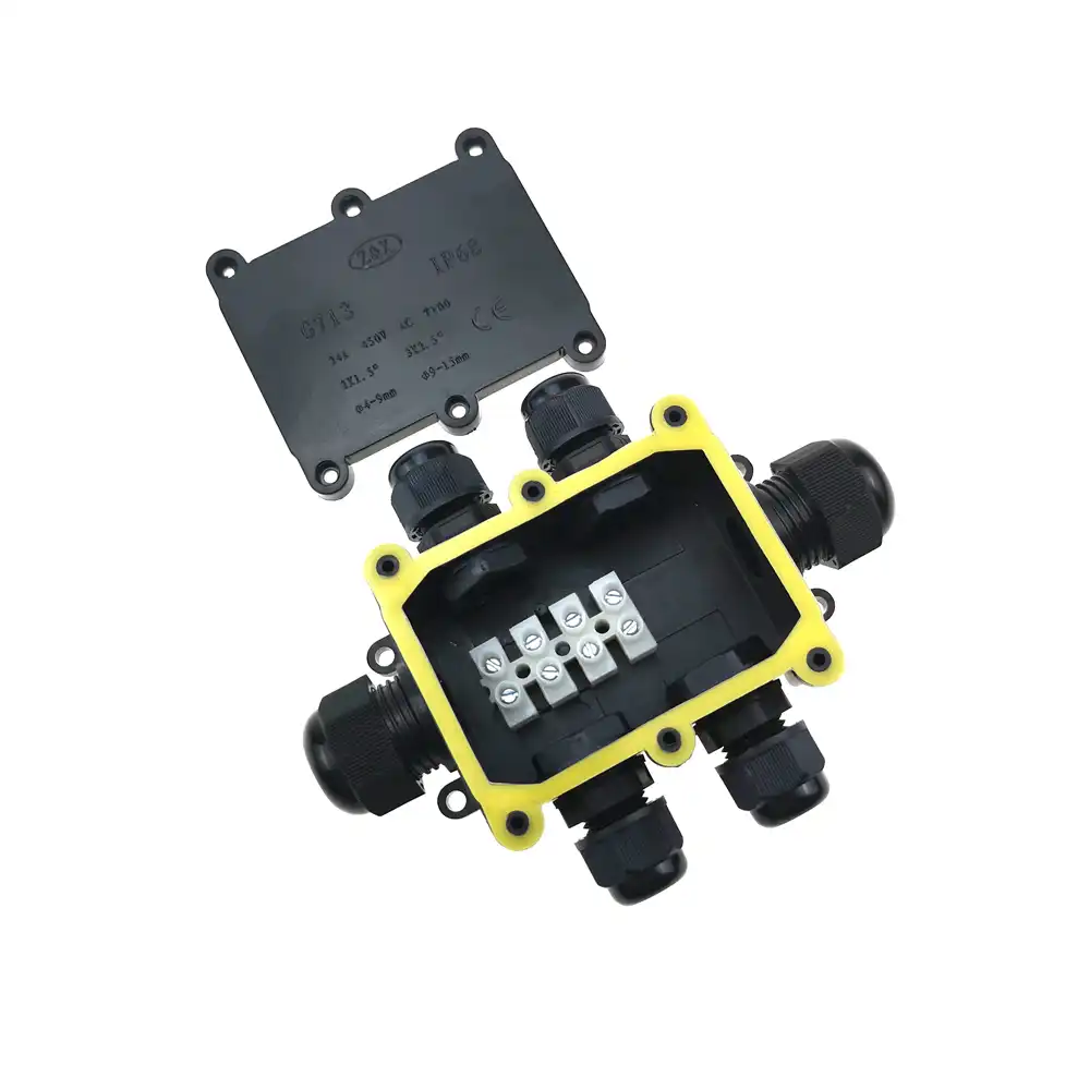 10PCS IP68 Waterproof Underground Junction Box for 3Pin Electrical Cable Junction Box Connector