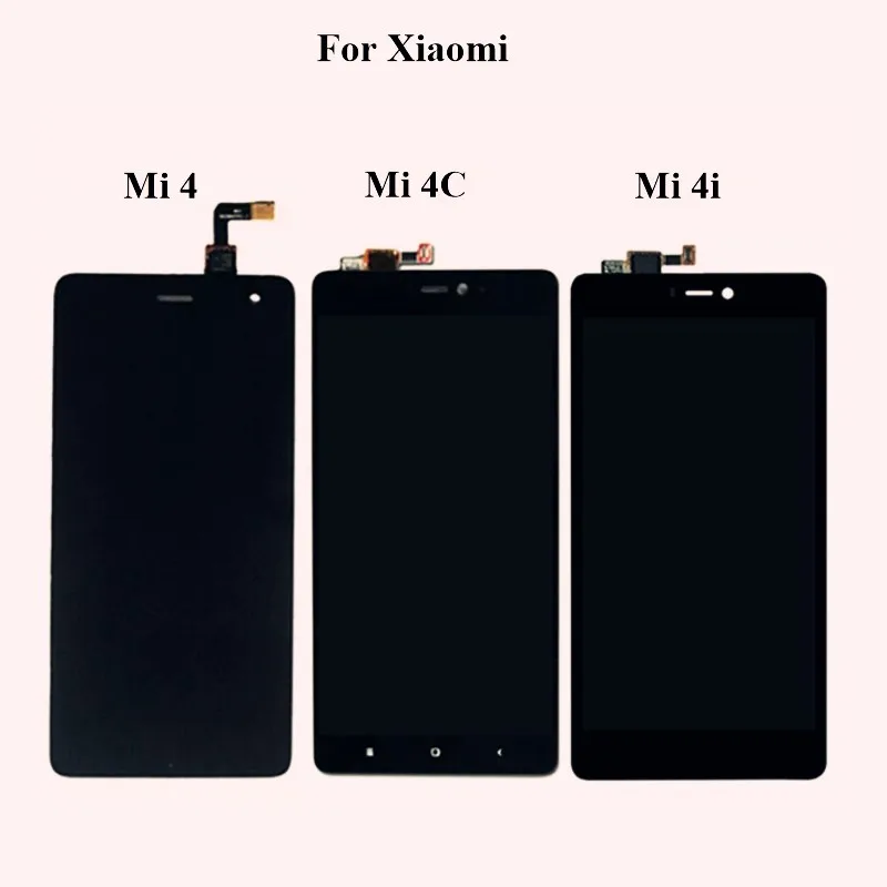 

Genuine AAA LCD With Digitizer For Xiaomi Mi 4 4S 4C 4i Display And Touch Screen Integration Warranty 100%