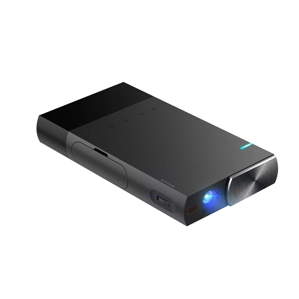 

S1 Portable Handle Dlp Wifi Home Theater Hd Mini Smart Projector With 2000Lumens Optional Wired Sync Display For Iphone Ipad(E