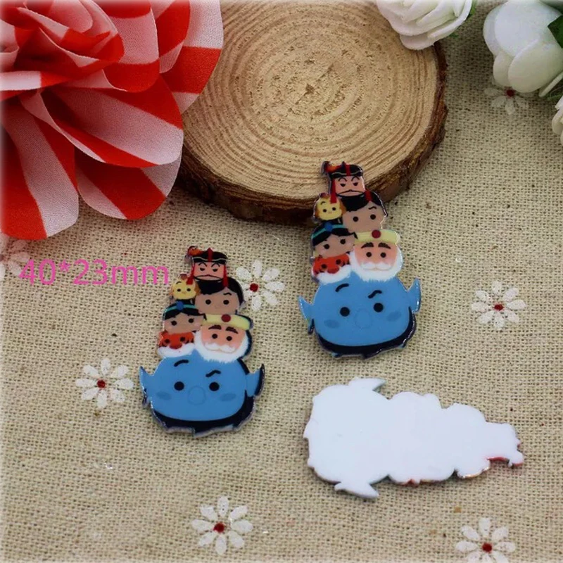 

10pcs/lot cartoon flat back planar resin DIY resin cabochons accessories for your handmade crafts diy hair bow