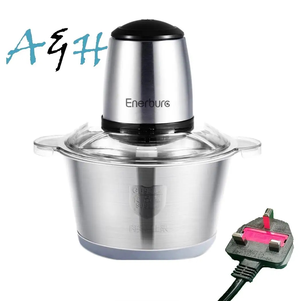 

Electric Meat Grinder Stainless Steel Large Home, Kitchen Horsepower 2L Food Cutting 50 (HZ) 360 (W) Machine