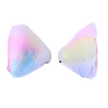 1 пара милых очаровательных плюшевых Лисичек уха мультфильм животных уха заколка для волос для детей девочек(4